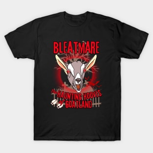 Bleatmare, The Haunting Hooves of Goatland - Scary Goat T-Shirt